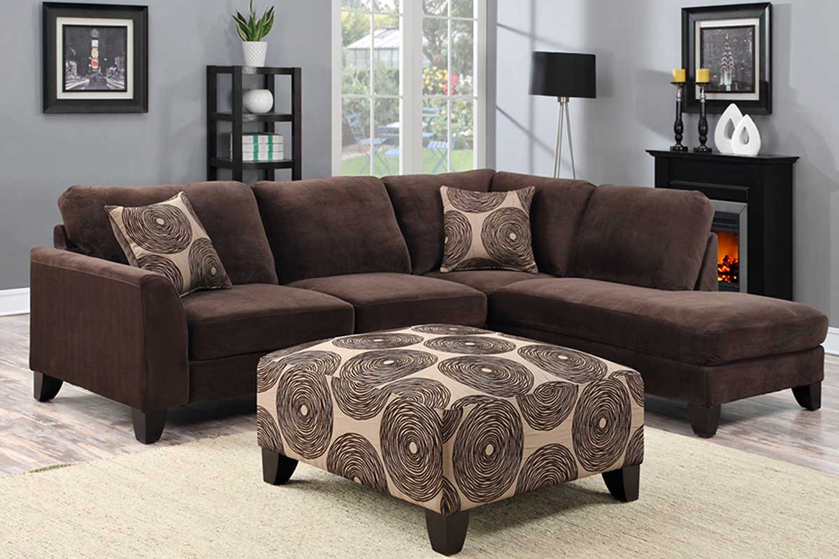 Malibu Brown Sectional U4606 1200 