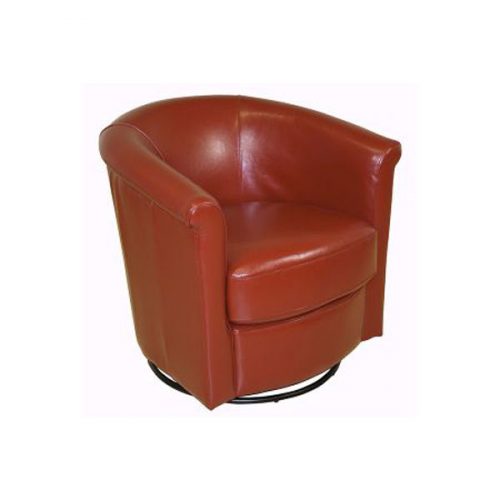 Orange Swivel Pub Chair by The Furniture Shack