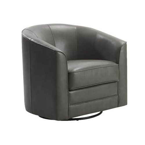 Milo Grey Swivel Chair - Discount Furniture at The Furniture Shack in Portland OR off Airport Way