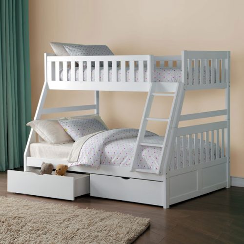 White Bunk Bed Collection - The Furniture Shack - Discount Furniture ...