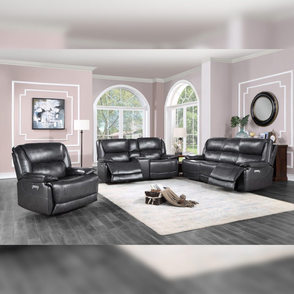 Ennis Triple Power Reclining Set The Furniture Shack Discount