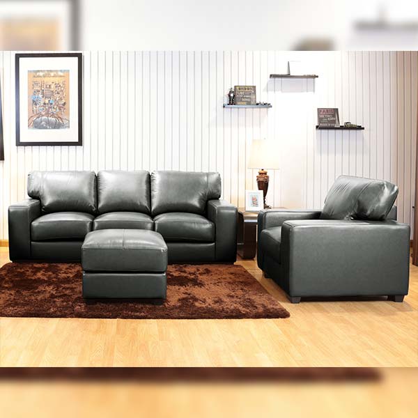 Monna Leather Sofa Set