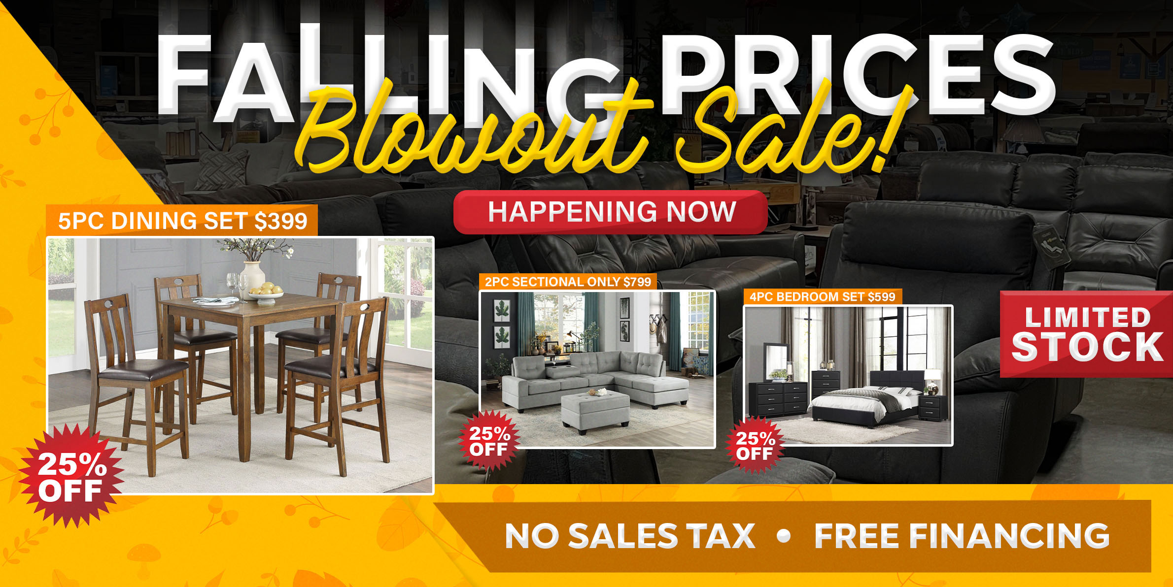Falling Prices Blowout Furniture Sale in Portland OR, Vancouver WA