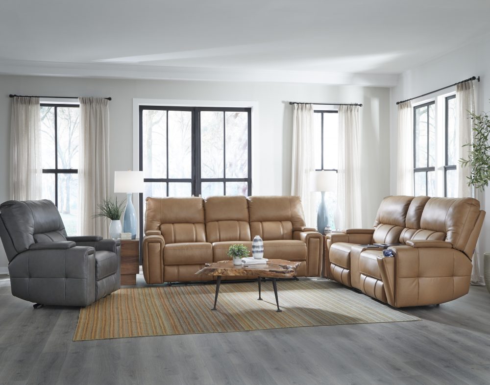 Hudson Triple Power Reclining Sofa
