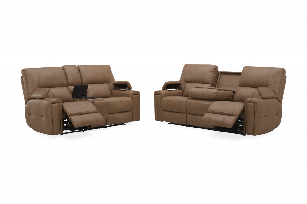 Hudson Triple Power Reclining Sofa
