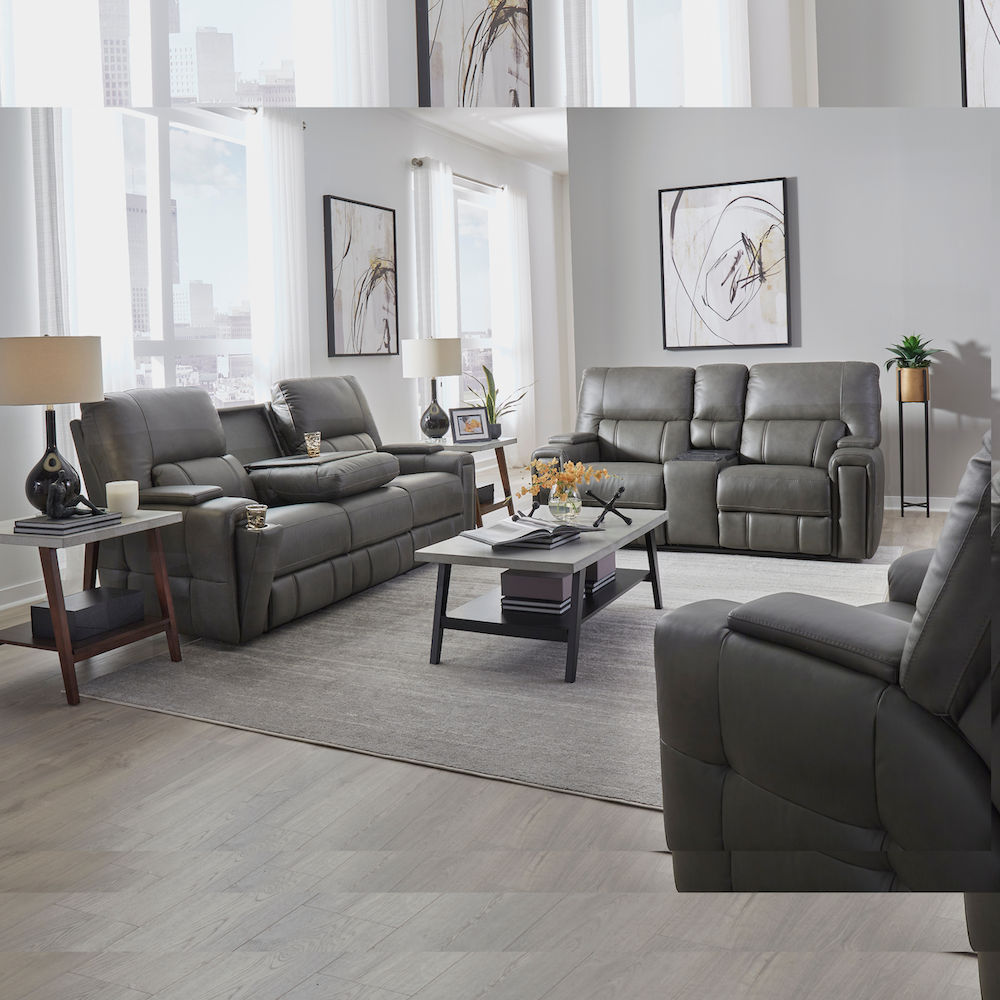 Hudson Triple Power Reclining Sofa
