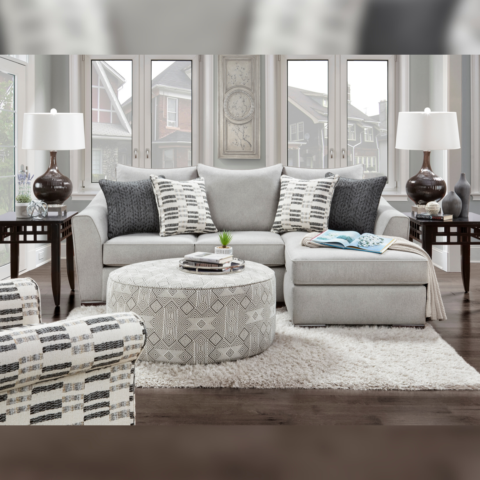 Popstitch Pebble Sofa Chaise