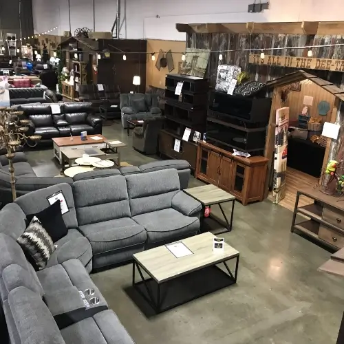 Discount furniture showroom at The Furniture Shack in Portland OR on Airport Way