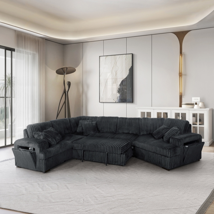 Jeremiah Sofa Chaise Includes Free Ottoman